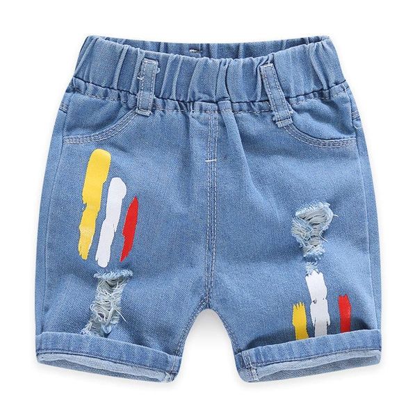 

shorts boys jeans children's clothing baby five-point pants summer, Black