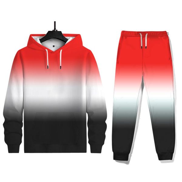 

pieces of gradually refined training clothes casual wear hoodie and sports pants jogging for men women men's tracksuits, Gray