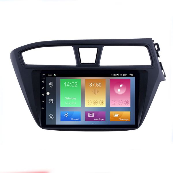 Lettore dvd per auto da 9 pollici per Hyundai i20 2014-2017 RHD HD Touchscreen USB AUX supporto Carplay radio navigazione gps