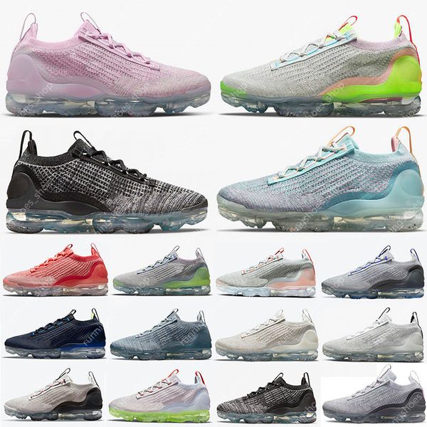 

2021s fly mens running shoes black anthracite mesh chilly bold blue triple white metallic silver light pastel hues oreo neon men women train