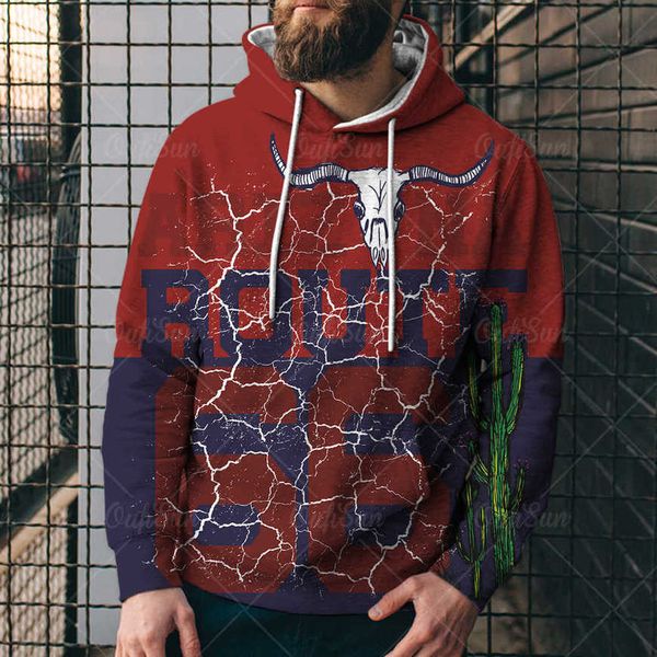 

men's loose 3d digital printed hooded sweaters p8tc, Black