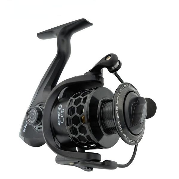 

baitcasting reels honeycomb hollow spool black fishing wheel reel spinning metal