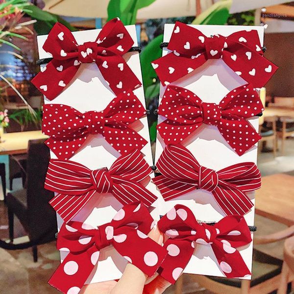 

ponytail holder red knot scrunchies hair ring candy color ties rope women accessories bows for girls hairbands1, Slivery;white