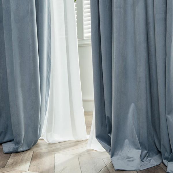 

high-density custom-mademulti-color optional blackout curtains for living dining room bedroom dutch italian velvet curtain & drapes