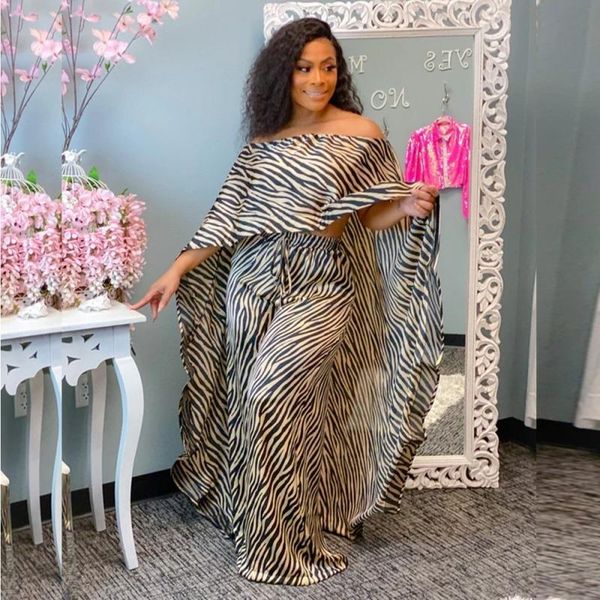 

ethnic clothing 2 piece set women africa clothes african dashiki fashion two suit long + wide pants party plus size for lady, Red