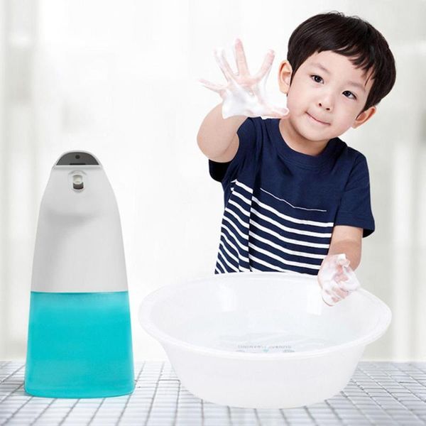 

liquid soap dispenser wall-mounted inductio foaming household washing hand washer 250ml bubble charging white ipx3 waterproof rating
