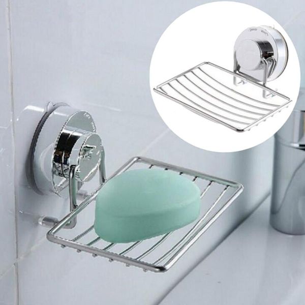 

soap dishes stainless rack powerful container saver wall holder steel tray vacuum cup suction bathroom dish shower storage