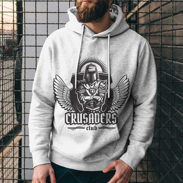 

men's loose 3d digital printed hooded sweaters 6bem, Black