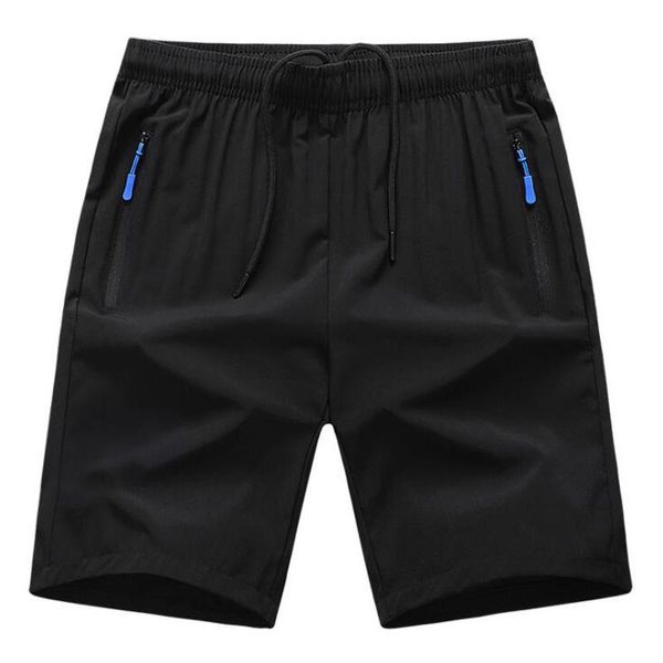 

men's shorts summer men zipper plus size 7xl 8xl thin loose elasticity sportssports, White;black