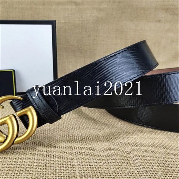 

2022 women belt GG&#13men high Quality Genuine Leather black and white color Designer Cowhide For Mens Luxury Belts With Box, Black;brown