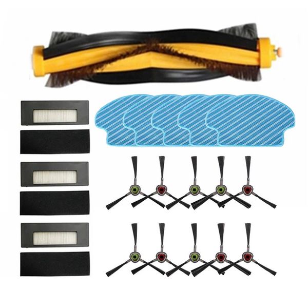 

vacuum filter replacement kit for ecovacs deebot de55 de53 de6g cleaner side brush hepa roller mop cleaners