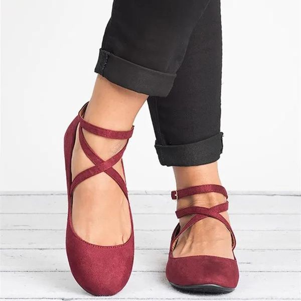 

women ladies fashion pointed toe flat spike heels buckle elastic band sandals leopard casual single shoes j28, Black