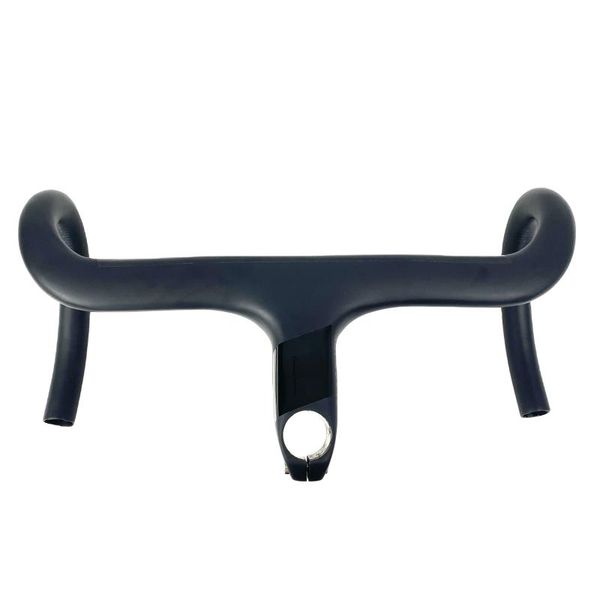 

bike handlebars &components 2021 model intergrated road handlebar bend bar carbon fiber blackin including computer holder