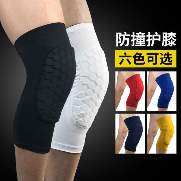

elbow & knee pads cycling support professional protective sports pad weaving pressurization brace basketball hiking, Black;gray