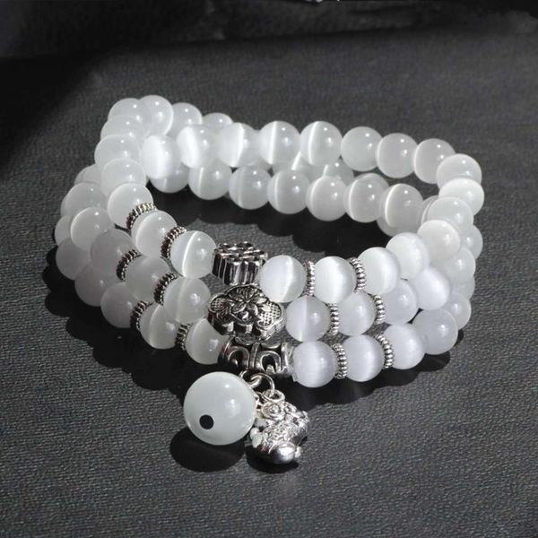 

,bracelet qiyi accessories crystal cat's eye stone bracelet three circle eye bracelet yiwu small commodity lady's hand ornament, Golden;silver