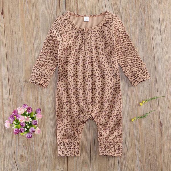 

jumpsuits baby & children's 0-24m boys girls jumpsuit long sleeve leopard printed romper outfits, Blue