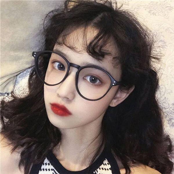 

sunglasses vintage glasses for women flat mirror eyeglasses optical anti-blue light computer simple a0043, White;black