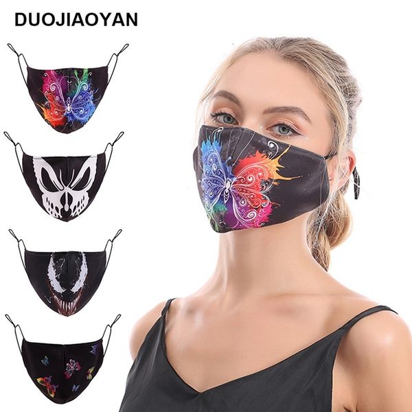 

halloween creative butterfly 3d calico mask, dustproof washable cloth mask
