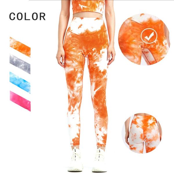

yoga outfit wholesale fashion sports gym wear tie-dye woemn workout leggings pants