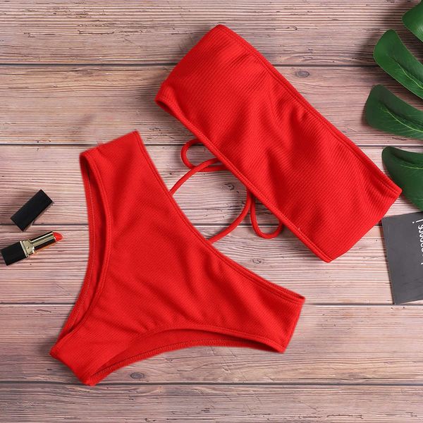 

ms swimsuit cross chest special cloth bikini women's split swimsuit in 2020, White;black