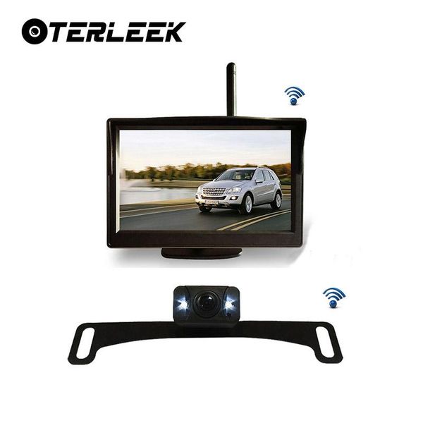 

car rear view cameras& parking sensors dual lens rearview mirror tachograph 5Â inchÂ lcdÂ screen maxÂ 150ma 720p waterproof back reversing recor