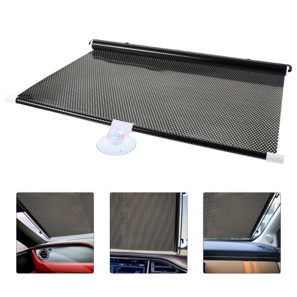 

car sunshade 2pcs window sun shade cover automatic mesh curtain visor net