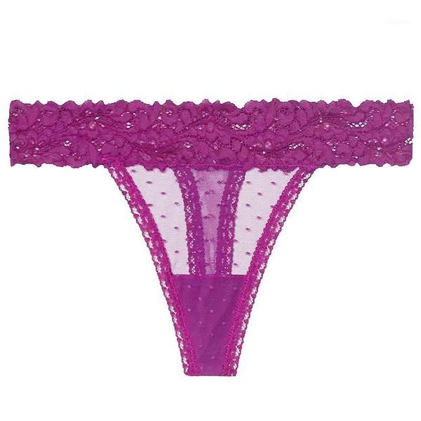 

lace panties for women low waist transparent breathable ladies briefs thong t back femme underwear dot lingerie women's, Black;pink