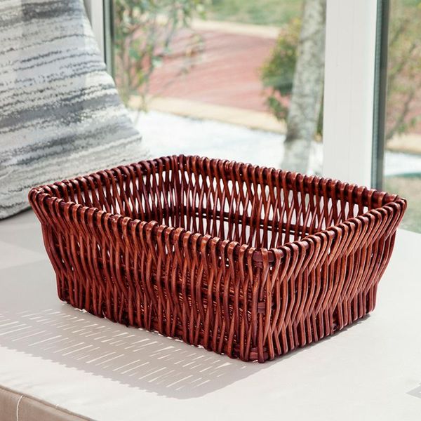 

storage baskets rattan fruit basket wicker woven home