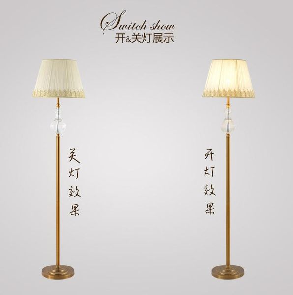 

nordic led crystal stand light floor lamp lamps