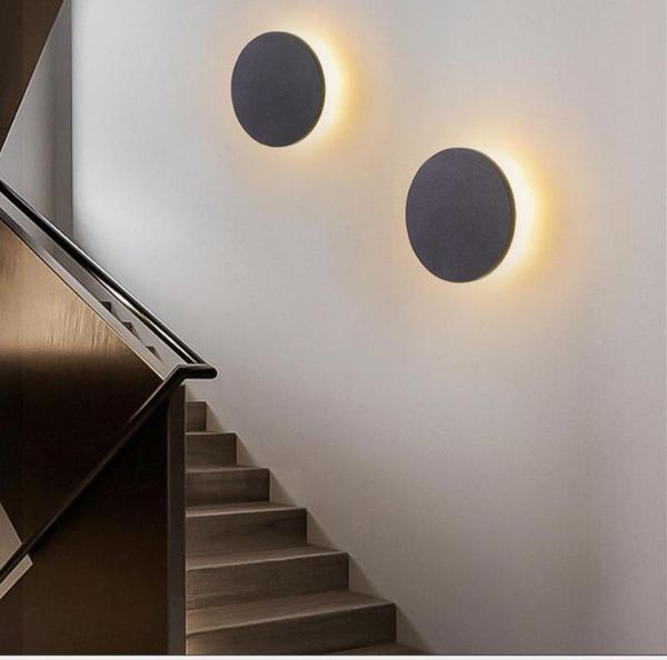 

wall lamp modern 8w led acrylic iron lamps kitchen bathroom waterproof sconces bedroom living room stair lighting bedside