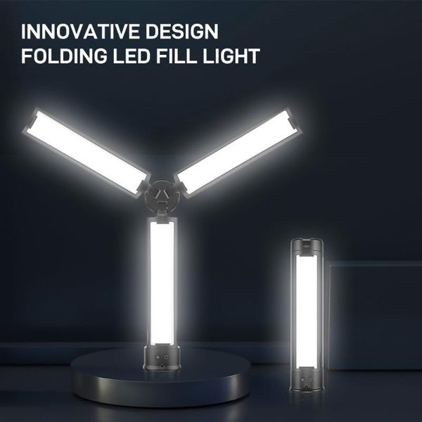 

flash heads apexel led fill light remote control retractable and foldable beauty creative mini portable outdoor pography