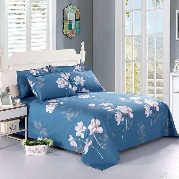 

sheets & sets 100% cotton bed sheet +2 case cove solid color queen king bedding soft and comfortable