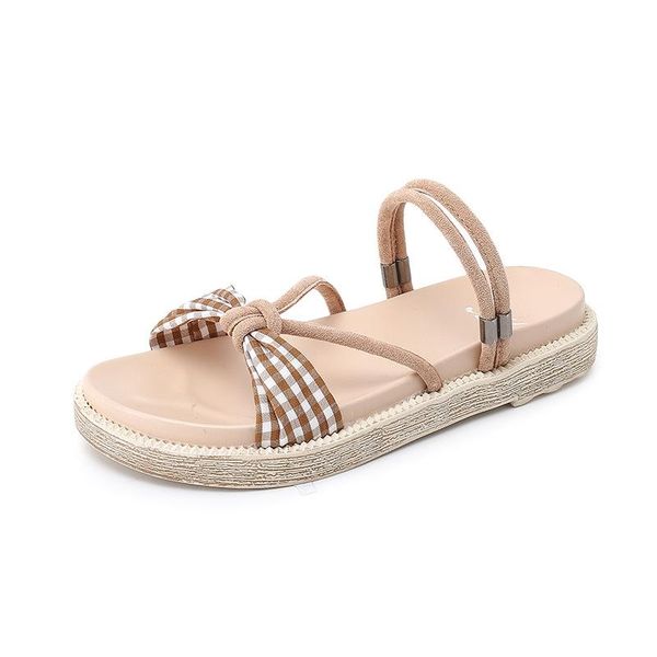 

summer platform gladiator sandals big bow decorate wedges shoes muffins female wild fashion casual sandalias, Black