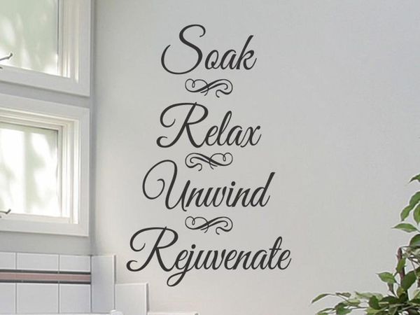 

wall stickers bathroom lettering decoration sticker home el toilet exquisite decorationys03