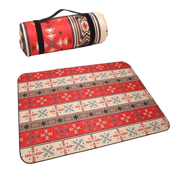 

outdoor pads camping mat thicken foldable waterproof picnic blanket for multiplayer pad travel beach