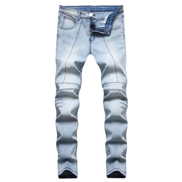 

men's jeans fashion men's jeans in spring and autumn, Blue