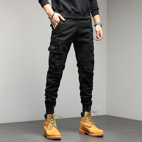 

men's pants men winter outdoor fitness jogging black cargo autumn fashion casual cotton loose sports product big code