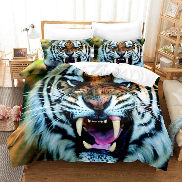

bedding sets cool tiger set animal 3d duvet cover comforter bed linen twin  king single size fashion luxury scenery gift