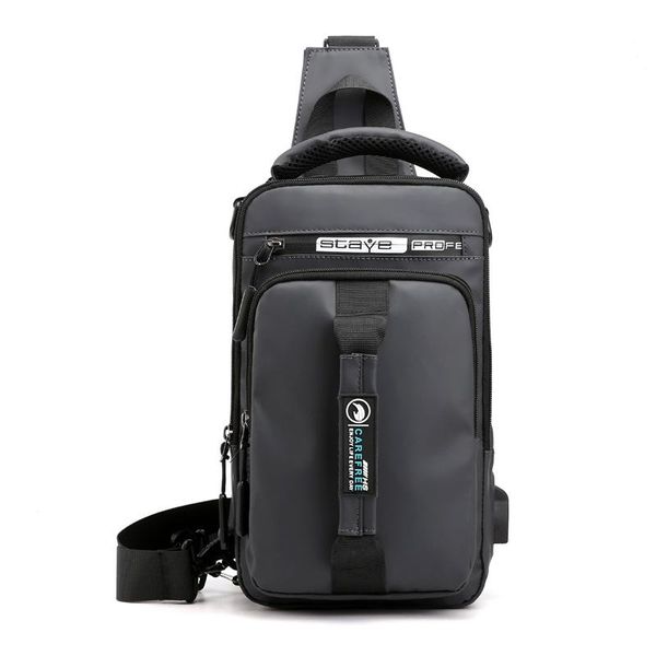 

backpack men's chest bag charging usb interface multifunctional shoulder