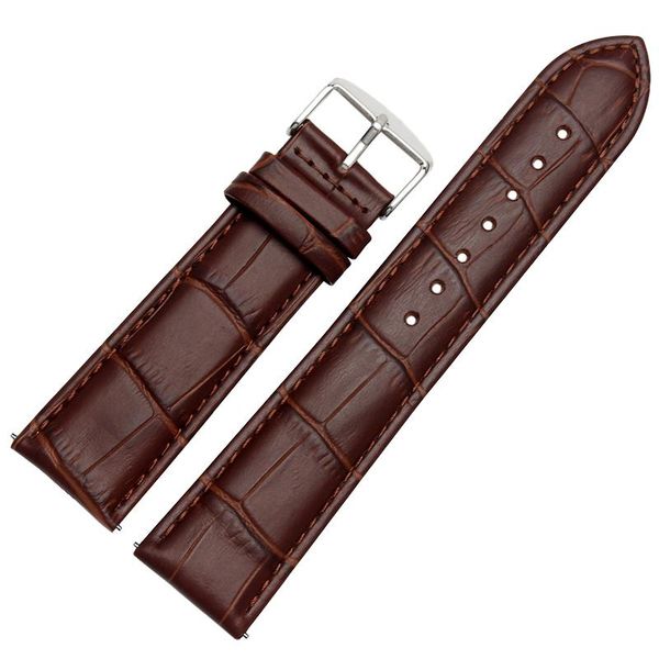 

watch bands genuine leather band for 46mm smart watchband, Black;brown