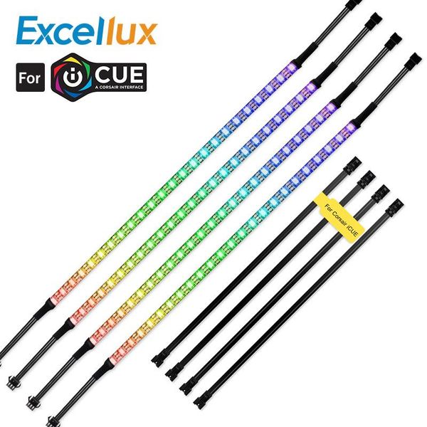 

strips individually addressable rgb led strip for pc, 5v ws2812b digital corsair icue,3 pin add header on motherboards