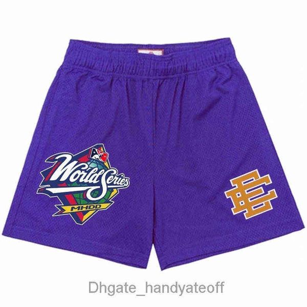 

ape eric emanuel running short ee men's basic shorts fashion baseball world series specific casual fitness summer gym workout mesh spor, White;black