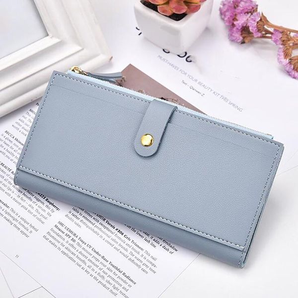 

wallets pu leather wallet fashion hasp ladies purse cute little coin standard for women multifunction long, Red;black