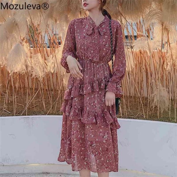 

falbala of broken beautiful chiffon dress to stock up full a-line casual long dresses for women party 210416, White