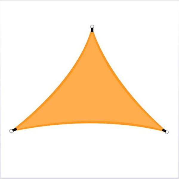 

tents and shelters outdoor waterproof cloth sunshade triangle 3m sunscreen canopy, a variety of colors, easy to carry, with storage bag