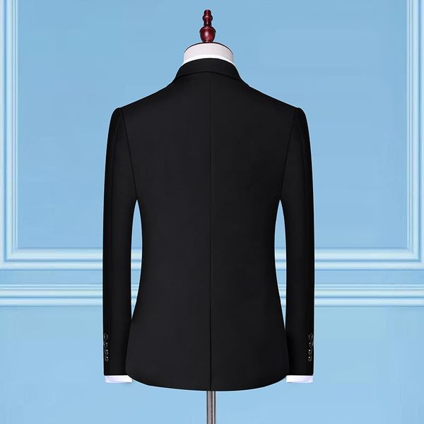 

formal business wedding 3 pieces suit blazers jacket trousers pants vest trousers dress waistcoat men suits for wedding 5xl, White;black