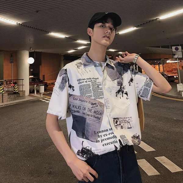 

men's casual shirts short sleeve male shirt clothing women's denim husband mens slim fit oversized t-shirt, White;black