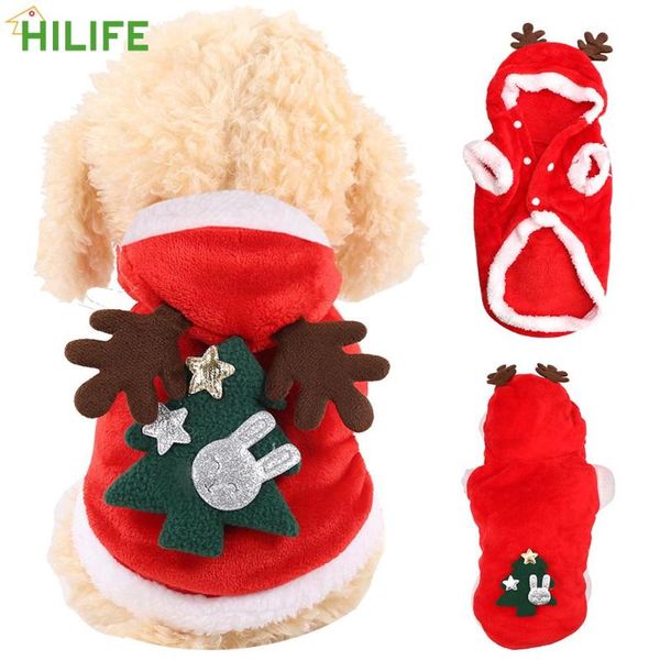 

cat costumes clothing accessories warm pet dog clothes kitten puppy outfit hoodie christmas small dogs cats santa costume