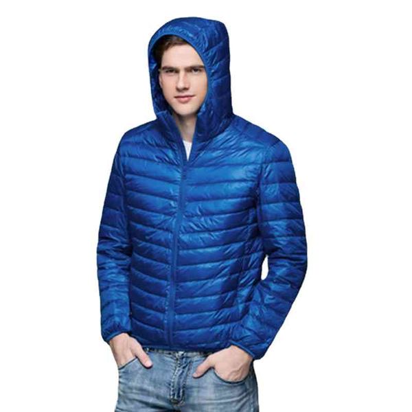 

super light men's hooded et, feather windbreaker, lightweight thermal et, Black