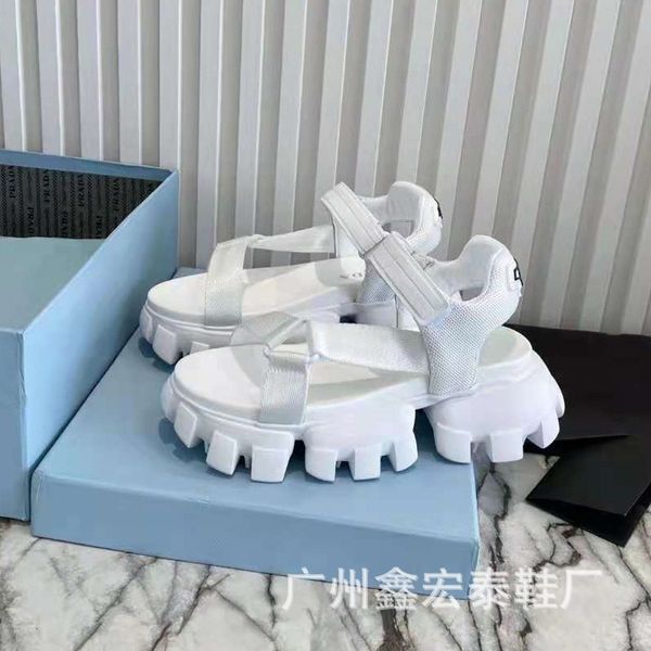 

sandals slippers 21 new p family black and white summer thick heel gear thick bottom muffin sports fashion sandals women's fashion zly